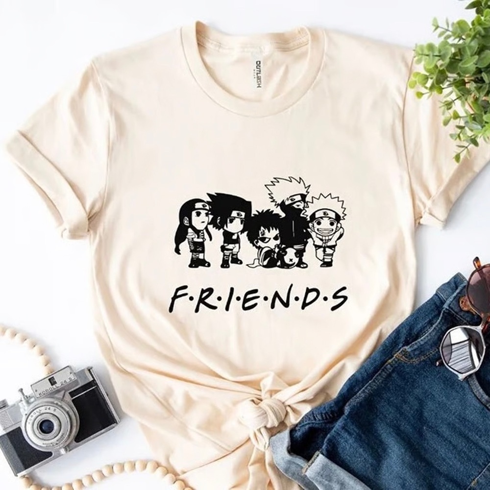 Anime Friends Naruto Anime Lover Japanese TV Friends Unisex Shirt